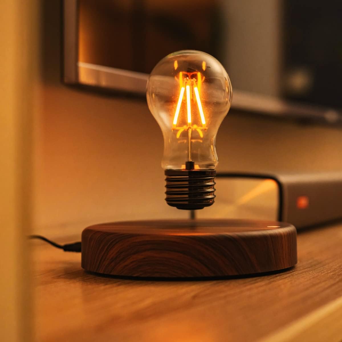 Illuminate Your Space with this Levitating Bulb Lamp