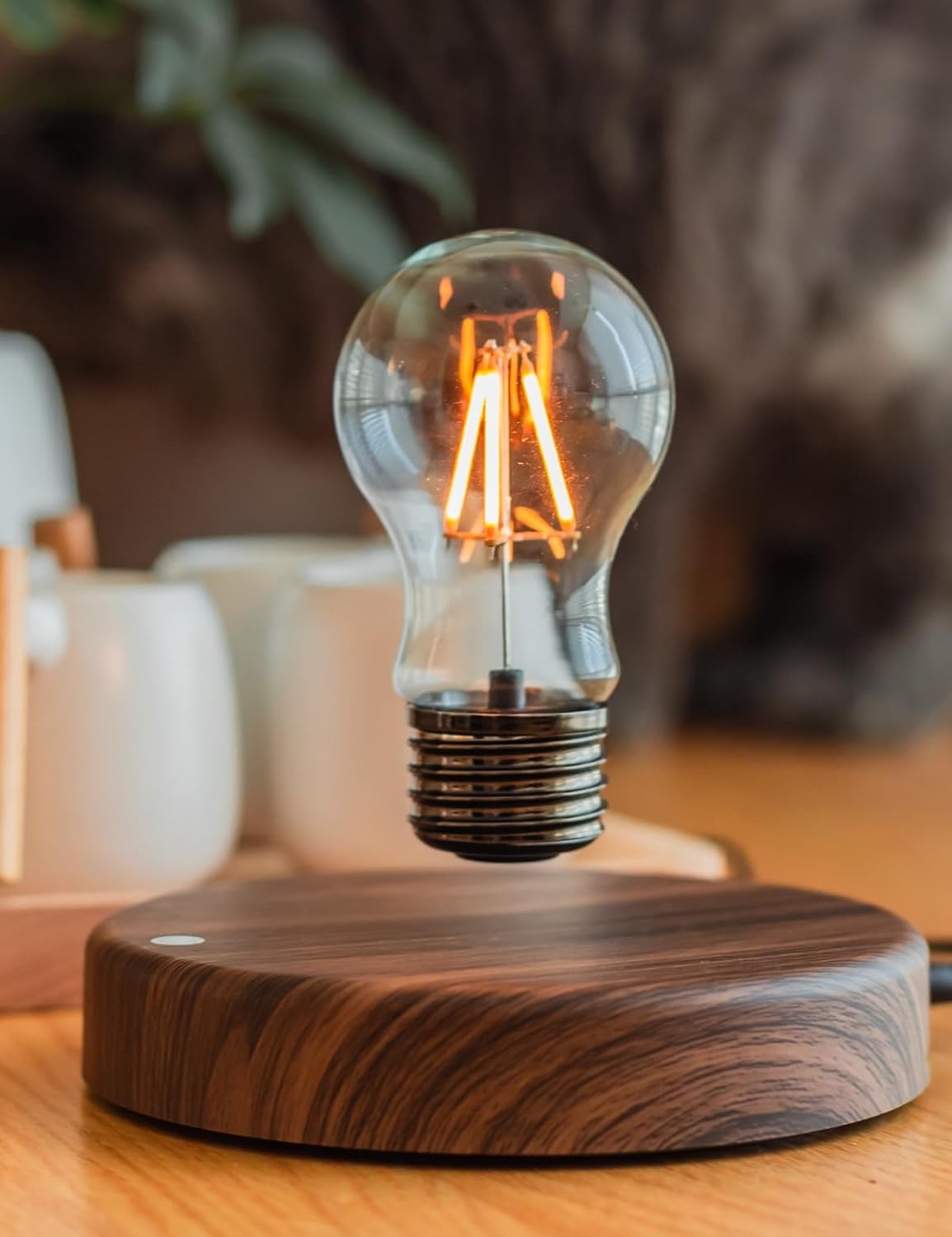 Illuminate Your Space with this Levitating Bulb Lamp