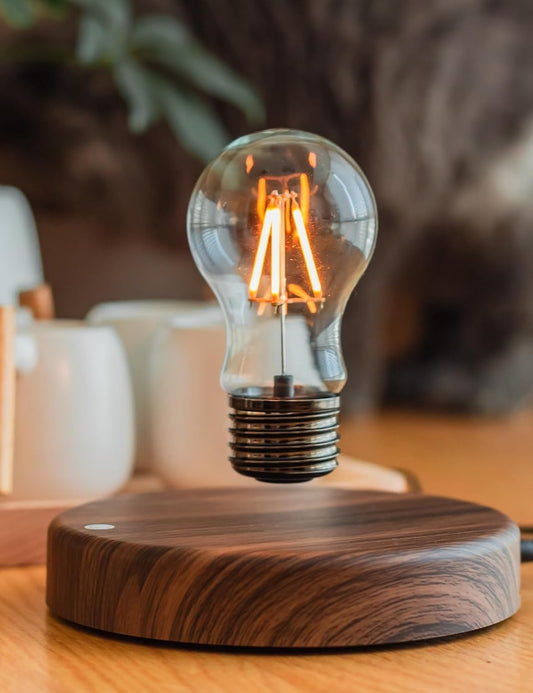 Illuminate Your Space with this Levitating Bulb Lamp
