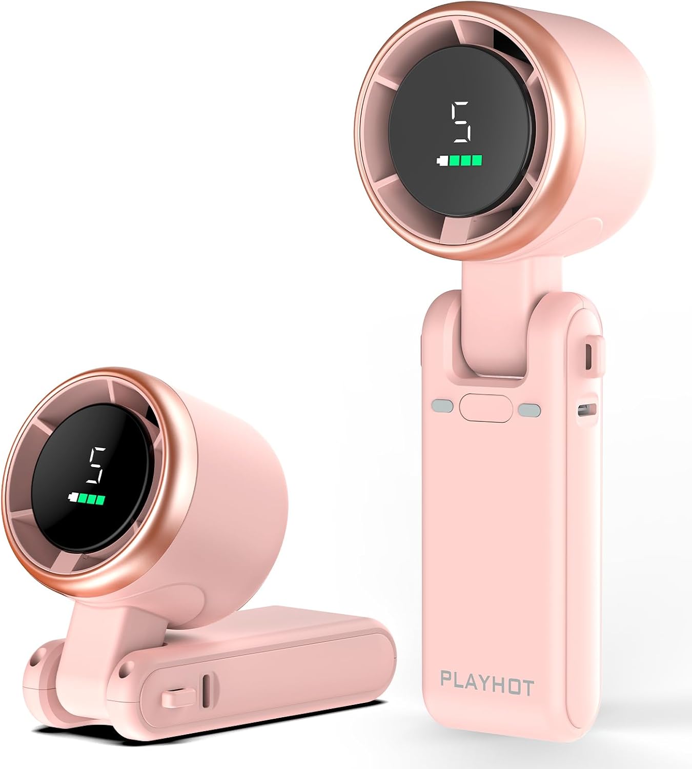 Portable Handheld Turbo Fan, 5 speeds, adjustable, rechargable with up to 20 hours use