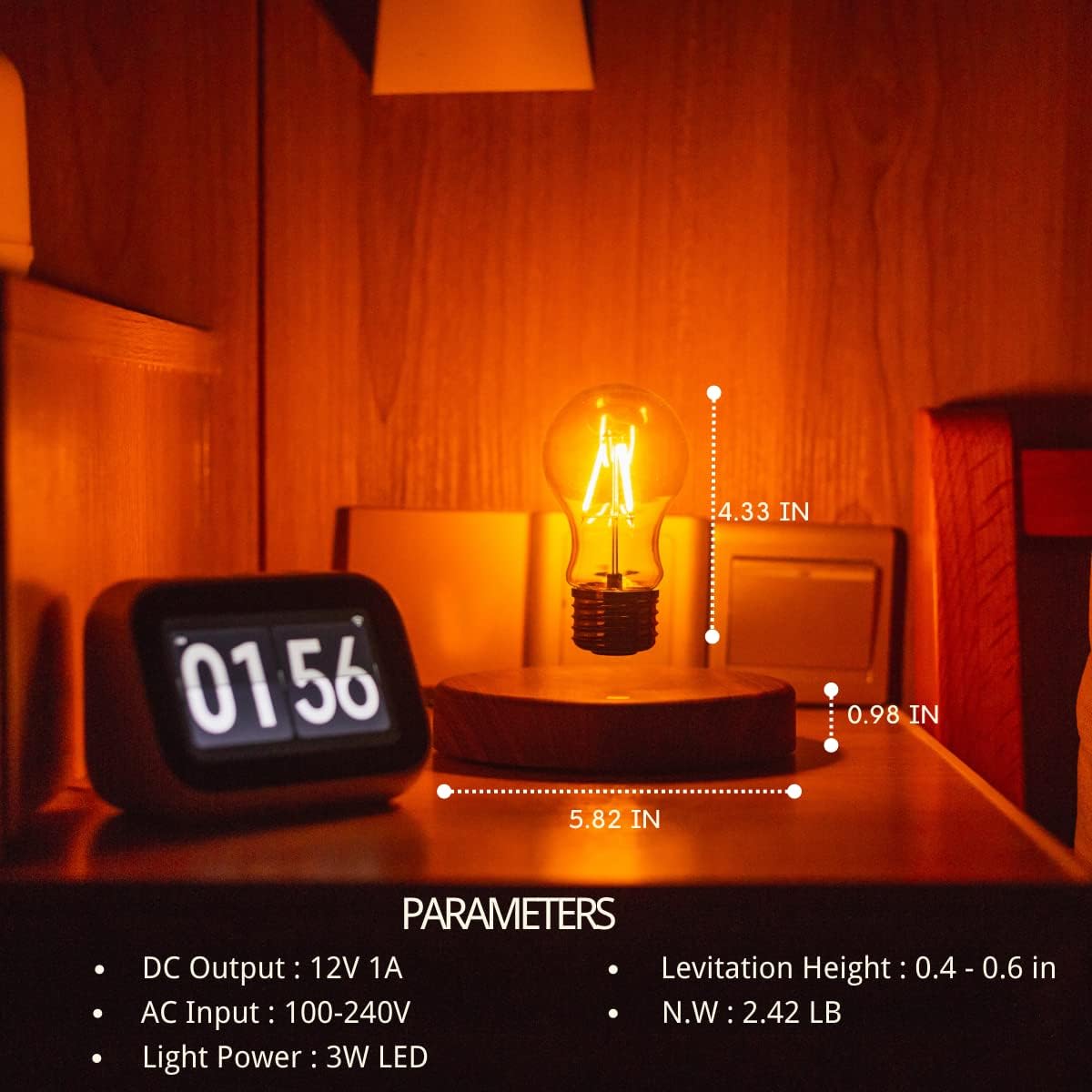 Illuminate Your Space with this Levitating Bulb Lamp - Zippi Megastore