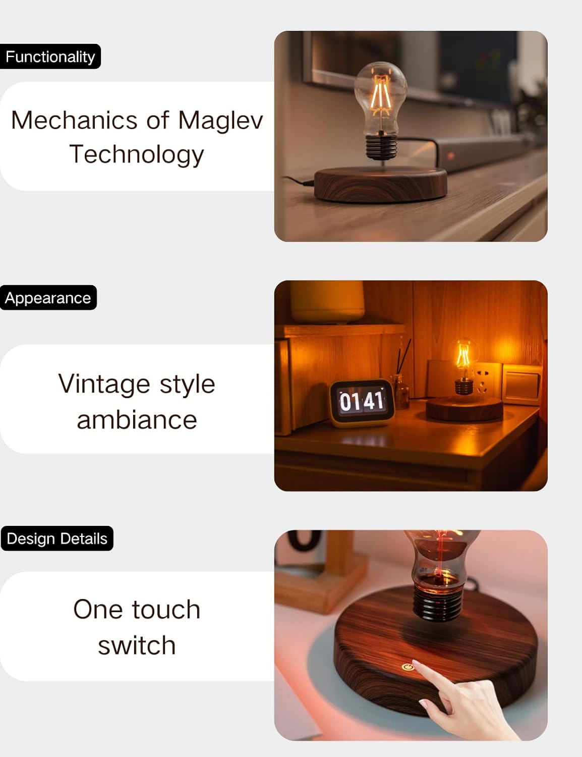 Illuminate Your Space with this Levitating Bulb Lamp - Zippi Megastore