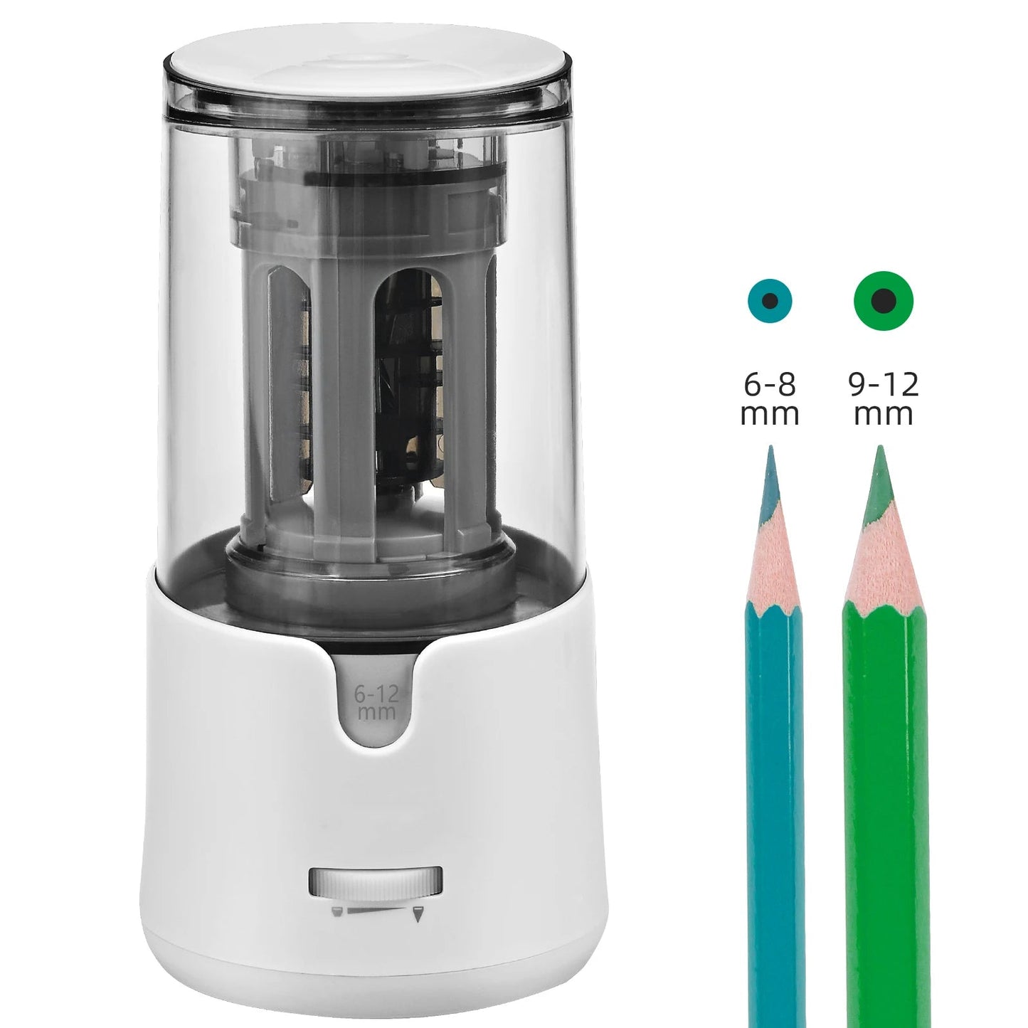 TENWIN Electric Pencil Sharpener – Automatic USB Rechargeable Sharpener for Colored Pencils & School Supplies - Zippi Megastore