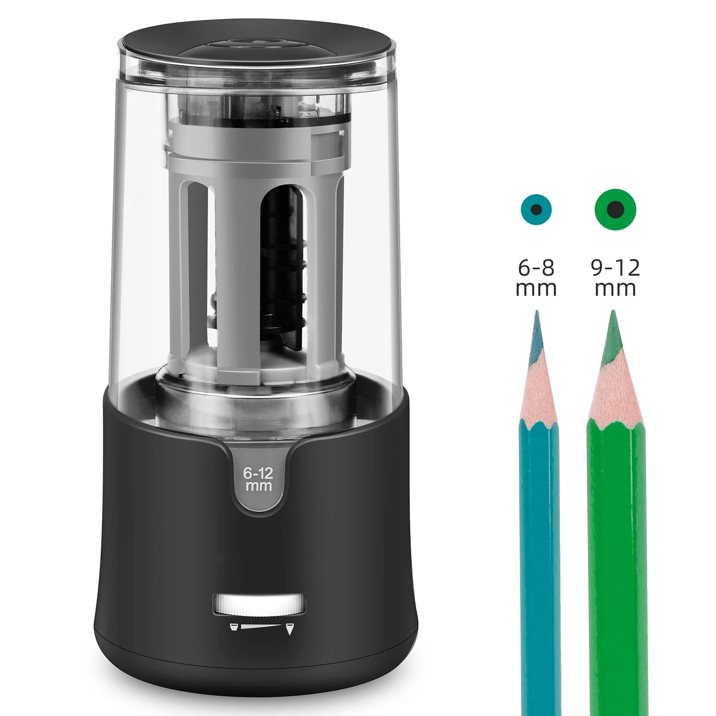 TENWIN Electric Pencil Sharpener – Automatic USB Rechargeable Sharpener for Colored Pencils & School Supplies - Zippi Megastore